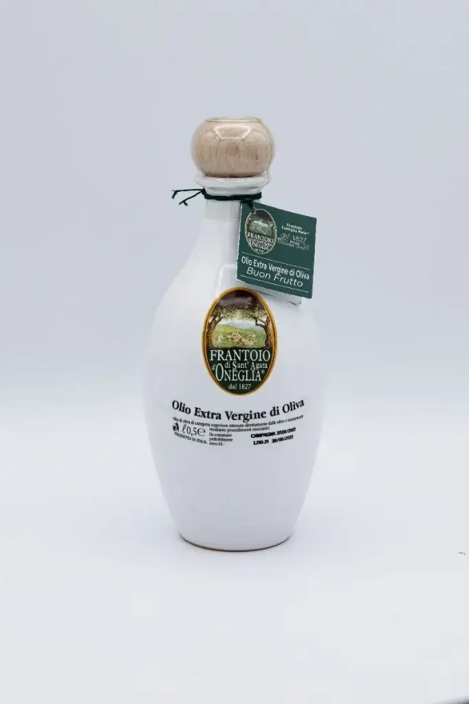 Huile d'olive extra vierge - Céramique blanche Buon Frutto - 500ml