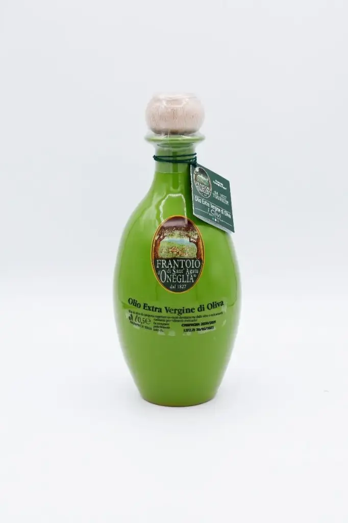 Céramique italienne verte - Huile d'olive extra vierge I Clivi 500 ml 