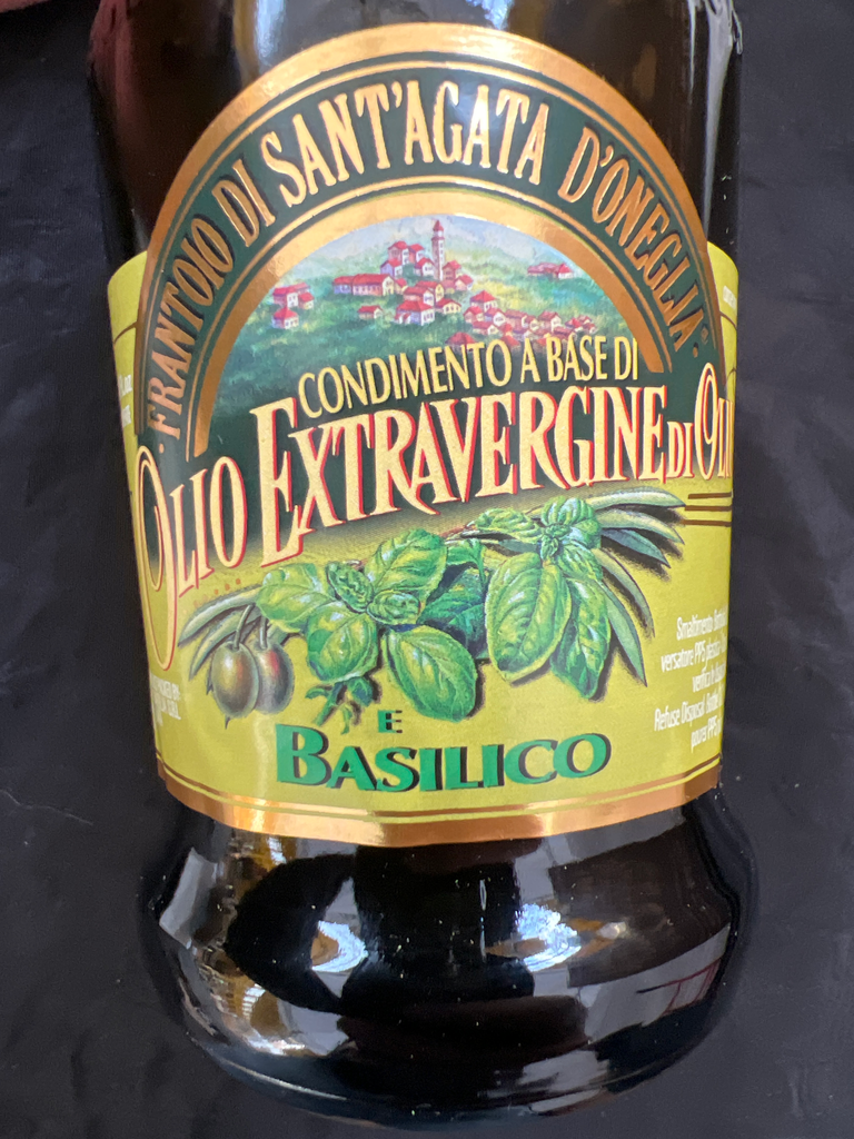 [FRA015] Huile d'olive extra vierge au basilic de Ligurie - 100ml