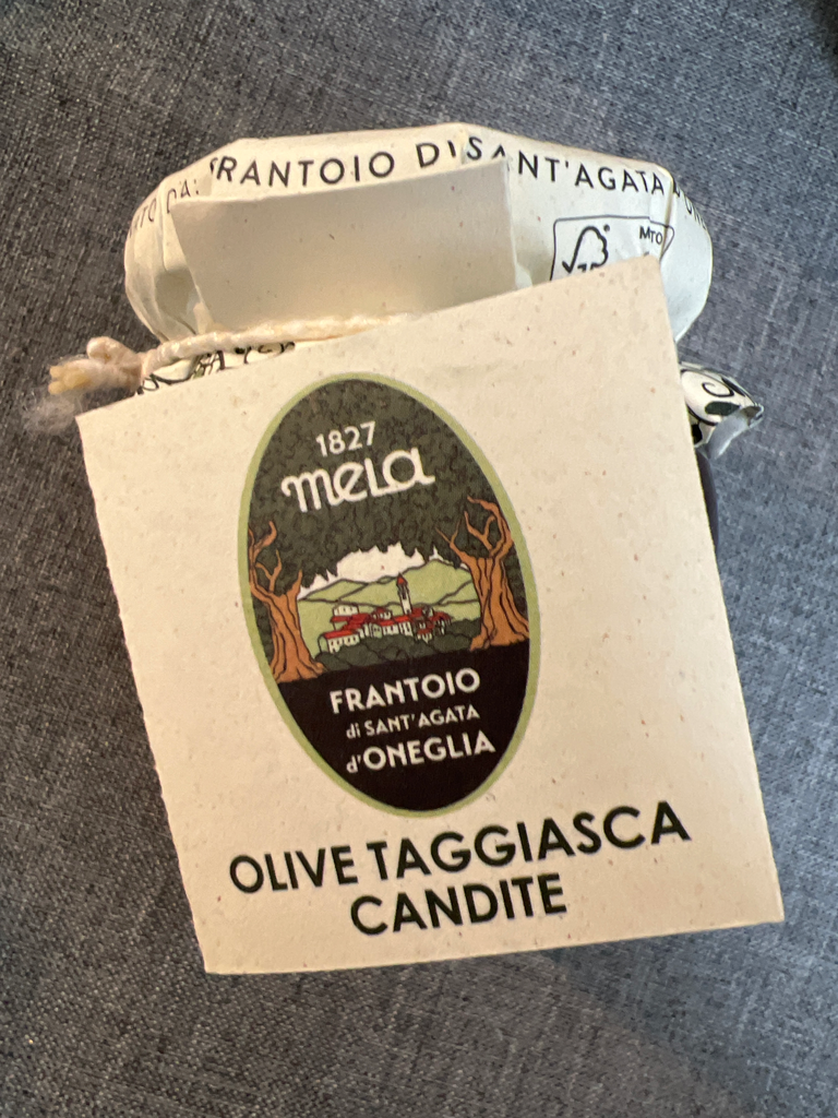 Olives taggiasche sucrées (candite) - 100 gr